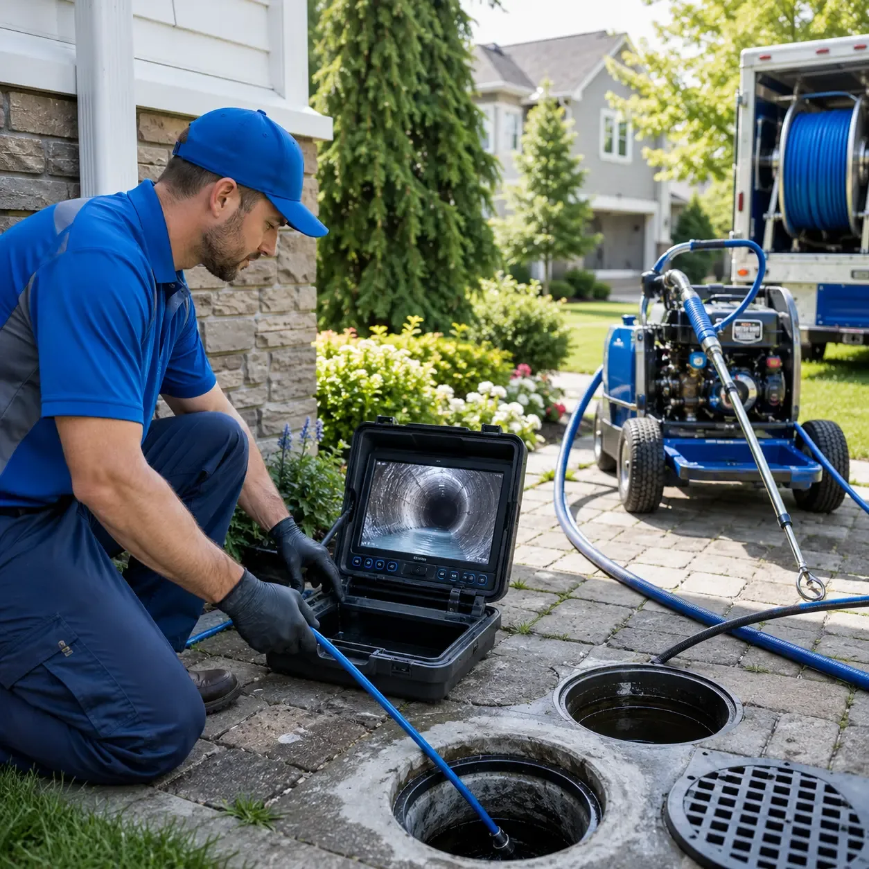 Outdoor drain cleaning professionals serving Dover, OK